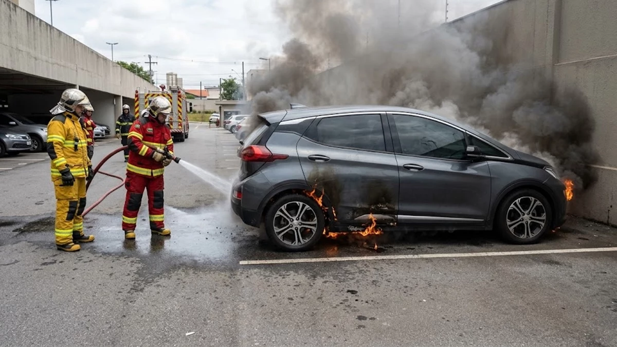 Carro elétrico pega fogo? Entenda por que acontece e como reduzir o risco 2 Carro elétrico pega fogo