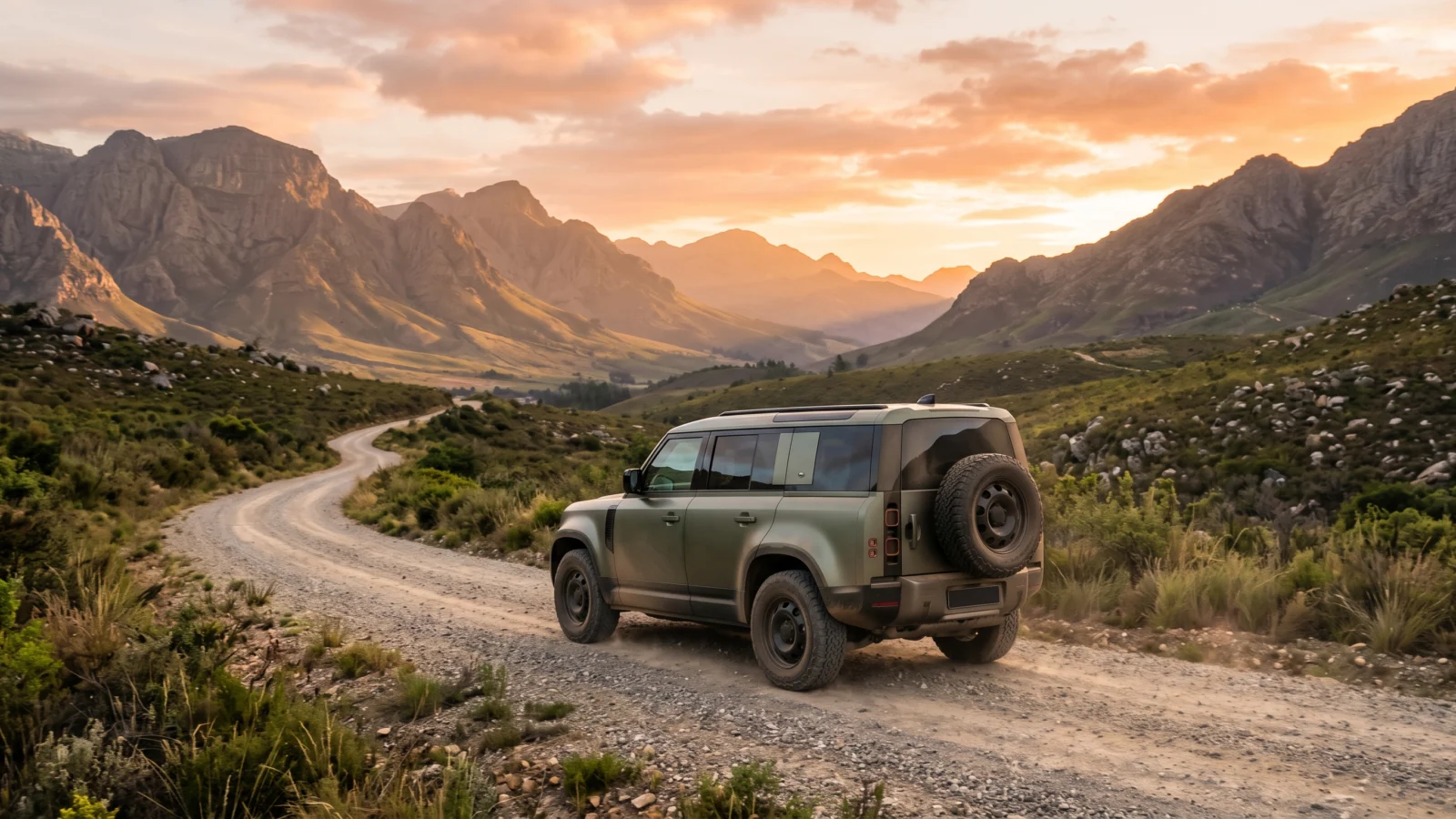 Geely Galaxy Cruiser 700 estreia na China como SUV híbrido plug-in 1 SUV robusto em estrada de terra com montanhas ao fundo